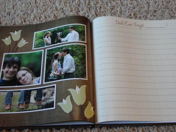 Yea! My Semi-DIY Guestbook from Mixbook, I <3 it!!!! :  wedding guestbook mixbook DSC00138