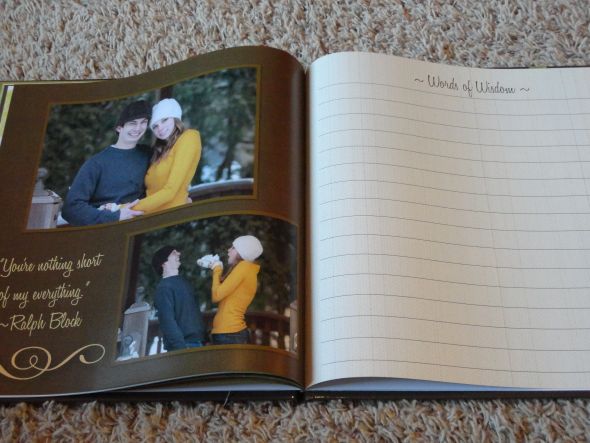 Yea! My Semi-DIY Guestbook from Mixbook, I <3 it!!!! :  wedding guestbook mixbook DSC00139