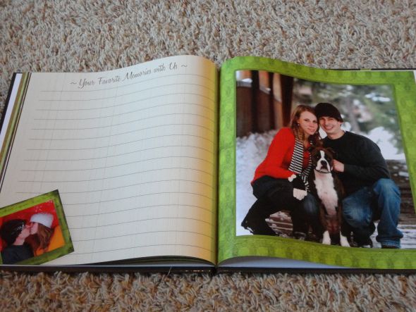 Yea! My Semi-DIY Guestbook from Mixbook, I <3 it!!!! :  wedding guestbook mixbook DSC00140