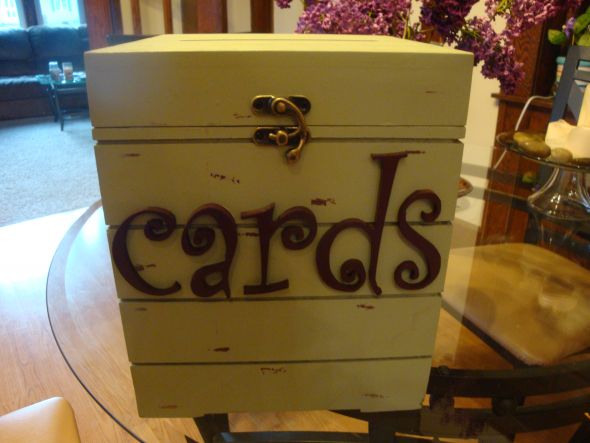 My DIY Simple Inexpensive Cardbox :  wedding DSC02751