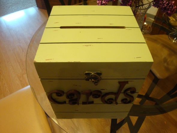 My DIY Simple Inexpensive Cardbox :  wedding DSC02752 2