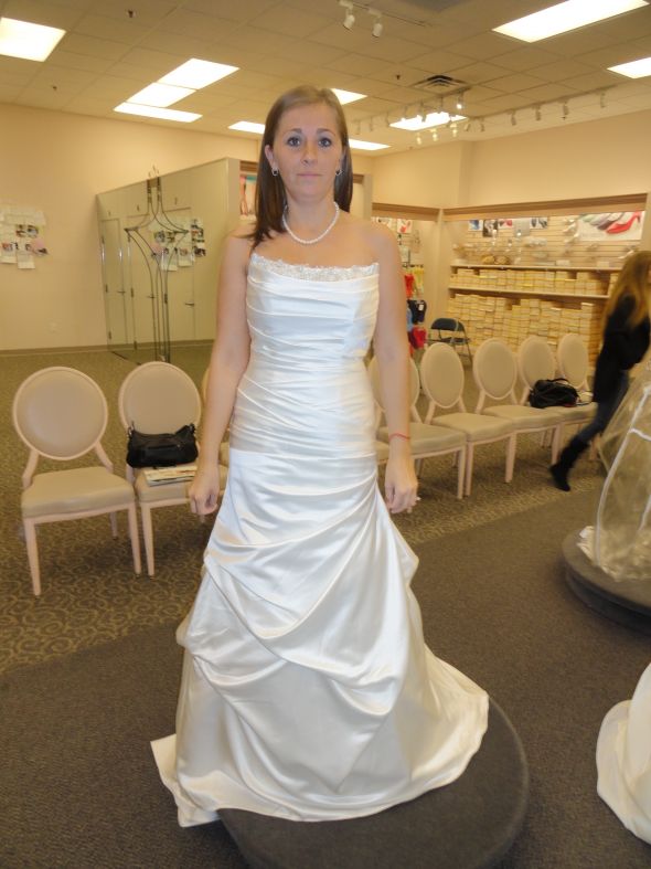 Which David's Bridal Dress? :  wedding davids bridal dress poll dilemma wg9828 sv415 No Sash