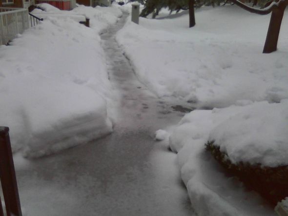 You East Coast folks are a bunch of weenies ;) :  wedding Icysidewalk