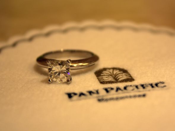 Moissanite owners...Help Please :] :  wedding moissanite rings IMG 8054