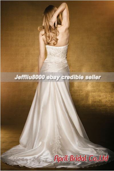 Which April Bridal dress? [pic heavy] :  wedding april bridal jeff liu ebay china chinese dress dressilme corals bridal 1 millys bridal Satin Back