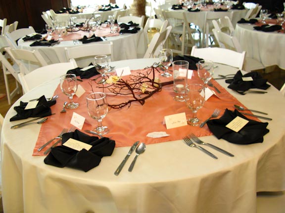 16 Coral Pink Table Overlays wedding table toppers overlays tableclothes 