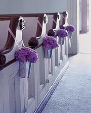 What are you doing for your pew decorations? : wedding Pew Decoration 1