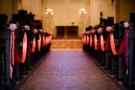 What are you doing for your pew decorations? : wedding Pew Decoration 3