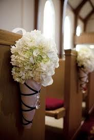 What are you doing for your pew decorations? : wedding Pew Decoration 4