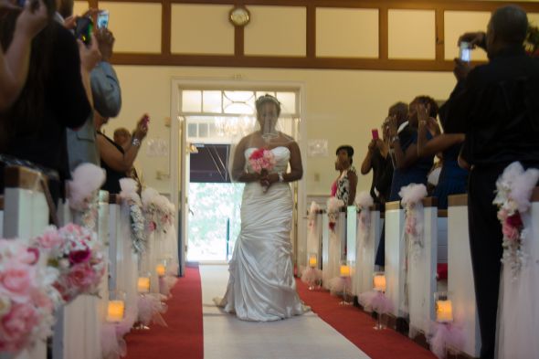 My aisle decor wedding pink ceremony diy Wedding Decor