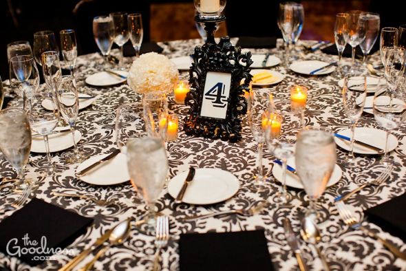  Black and Ivory Centerpieces wedding black and ivory centerpieces 