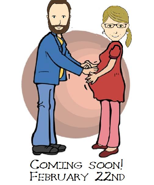 Pregnancy test photos on FB? : wedding Our Announcement