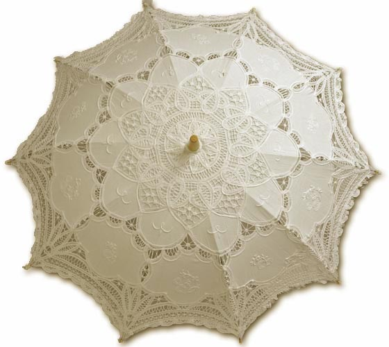 Would parasols match my BM dresses theme wedding parasol Romantic Lace 