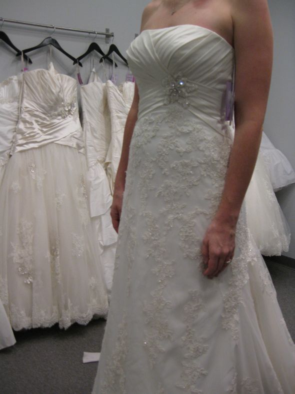 Modify? Or leave it alone? : wedding Dress