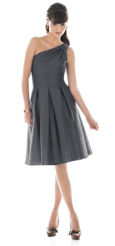 Kate's second dress & my Second Dress!! kinda looks alike! :  wedding royal wedding dress second dress kates dress trash the dress look a like one shoulder 1 alfred sung bridesmaid reception dress Bridesmaid Dress Dessy D462 1070 Ebony