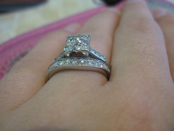 How amazing is this ring!? (Art Deco Ring) :  wedding ring art deco waiting IMG 0737