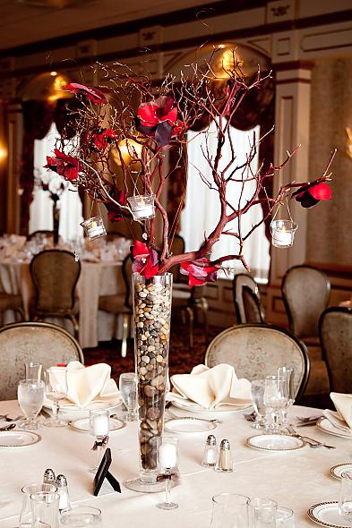Need advice on centerpieces! :  wedding centerpieces decor flower curly willow 11613. 551 Cindie  Greg.jpg.resize