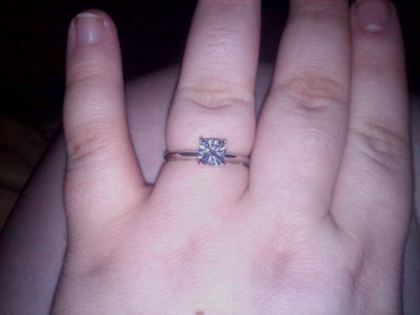 So close but yet soooo far!! If you got a moissanite show'em off.. Please :) :  wedding moissanite rings 20110427172804ring