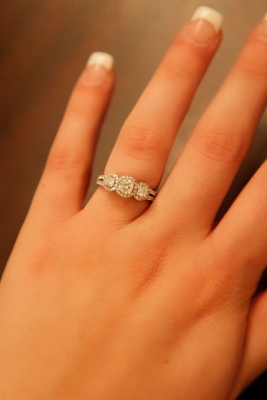 Post Your E-Ring! :  wedding ring e ring engagement engagement ring e wedding wedding ring wedding band wedding set setting set band diamond gem stone plain bling 2010 12 26 At 13 02 33