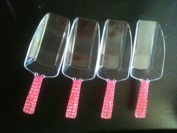 Bling Candy Scoops wedding candy bar candy buffet black pink white yellow