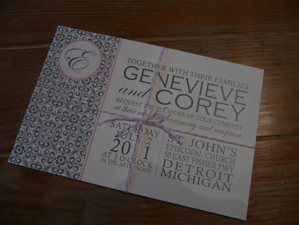 My Wedding Invitations I designed Posted 10 months ago by gennafoster