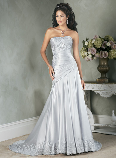 Traditional white is not me... :  wedding dress color weding dress maggie sottero josie J1191