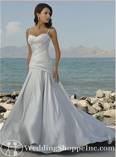 Traditional white is not me... :  wedding dress color weding dress maggie sottero josie JD1233