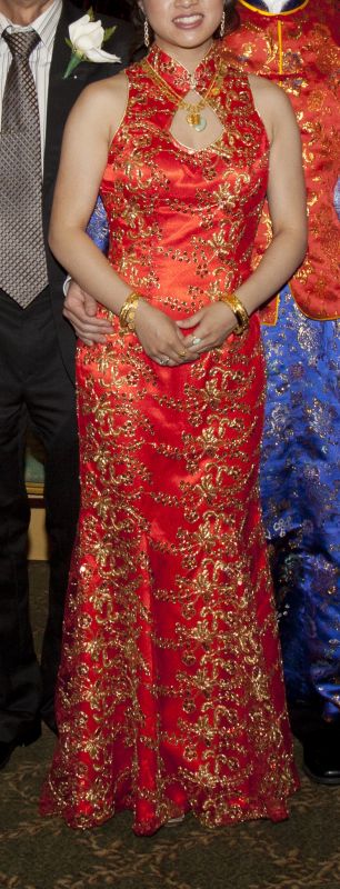 Should I wear a red dress for the reception if I'm not Asian? :  wedding red dress not asian K05   IMG 7572   Crop
