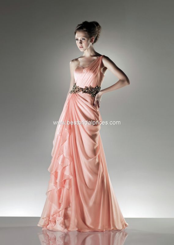 Would this dress be appropriate for a black tie optional wedding as a guest? : wedding Love By Enzoani Style C20 1