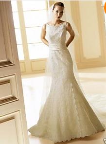 Anyone NOT having a strapless gown? Post pics! :  wedding Menorca
