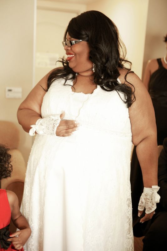 davids bridal lace halter size 26.. $400 :  wedding white IMG 9951