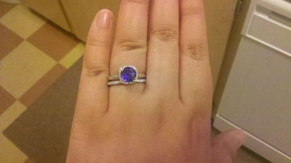 Show Me Your Sapphires! :  wedding sapphire sapphire ring porn sapphire engagement ring sapphire e ring 2011 09 16 22 52 16 747