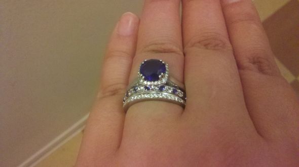 Show Me Your Sapphires! :  wedding sapphire sapphire ring porn sapphire engagement ring sapphire e ring 2011 09 19 20 30 25 55