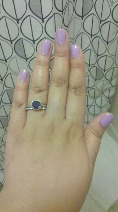 Show me your pretty rings with your pretty nails!!! :  wedding Lilac