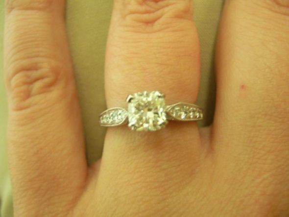 Show me your double claw prongs! :  wedding prongs double claw prongs double prongs rings Ring2