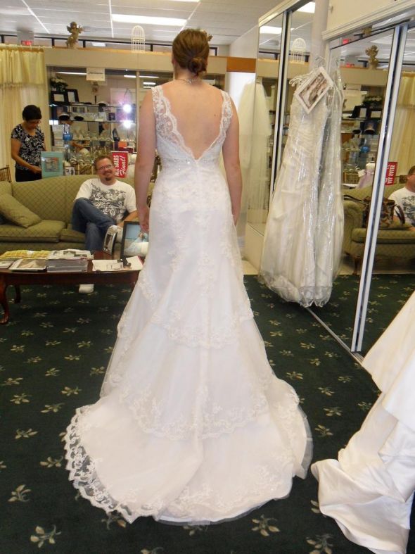 Was/Is your dress <$500? :  wedding dress budget Back Of Dress