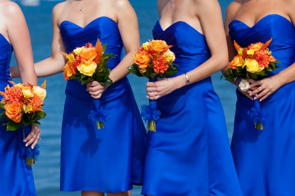 Need Help With Bold Wedding Colors for an Informal Beach Wedding Reception 