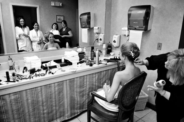 wedding hair : wedding hair DSC 7999BW