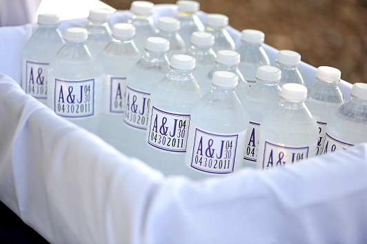 DIY  waterbottle labels :  wedding diy labels reception water bottles waterbottles Waterbottles