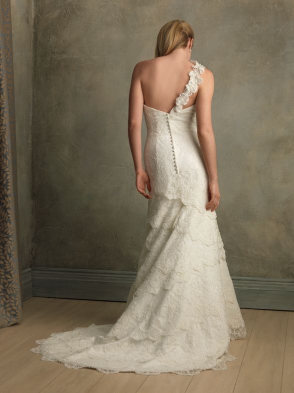 Post your tiered lace dress! :  wedding tiered lace tiered lace ruffles tiered ruffle C161B