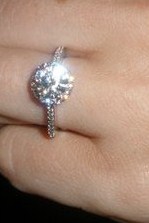 Just for fun - Does your dress match the style of your E-ring? Post Pics! :  wedding Ring1