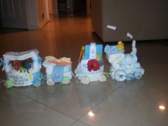 Co-hosting the baby shower and made a diaper cake. Is that enough? :  wedding Cake
