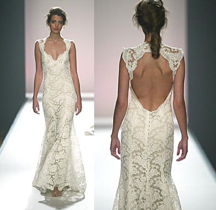 Did you know your dress style when you started searching? : wedding dress style natural waist Frontbackrunway