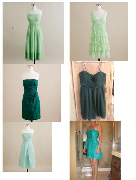 Mis-matched Bridesmaids? :  wedding BMdresses
