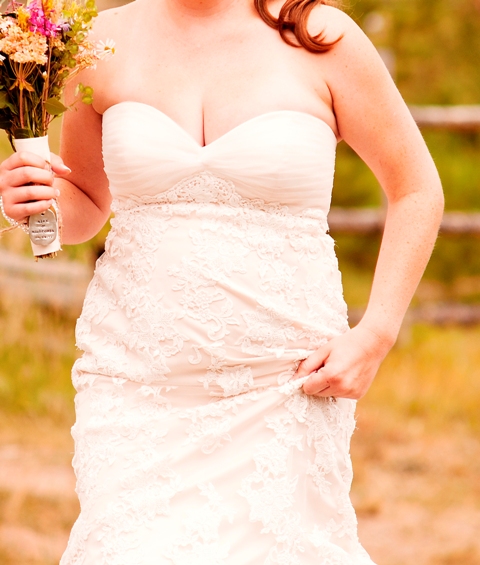 Allure Exclusive #2302 Lace Dress size 10 :  wedding allure 2302 lace dress ivory lace dress size 10 ivory dress KM2 3564 Cropped