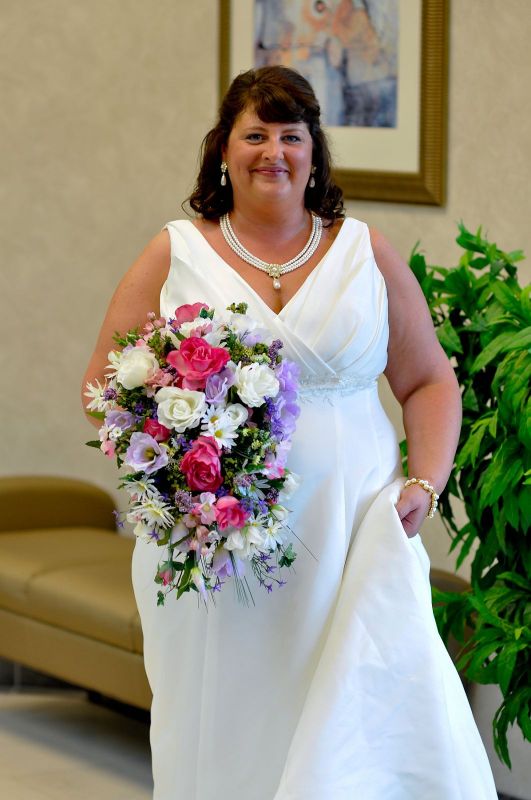 Plus size? Show us your dress! :  wedding plus size 1 dress fashion real brides curves  DSC5008