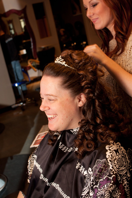 Real Brides, Half Up Dos :  wedding hairstyle hair do long hair hair summer outdoor IMG 0220