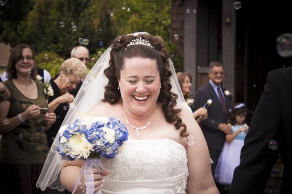 Real Brides, Half Up Dos :  wedding hairstyle hair do long hair hair summer outdoor IMG 0659