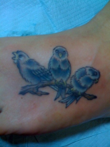 Anyone have any foot tattoos? :  wedding Tattoo