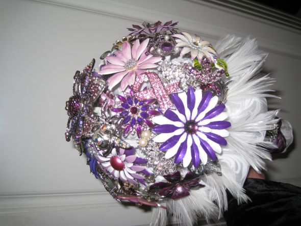DIY Flowers, Centerpieces and Bouquets :  wedding dahlias hydrangeas fiftyflowerscom wholeblossomscom samsclub diy wedding day teal blue red cake bouqet flowers reception miami IMG 1908